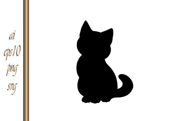 Doodle Cat Clipart Outline Animal Vector