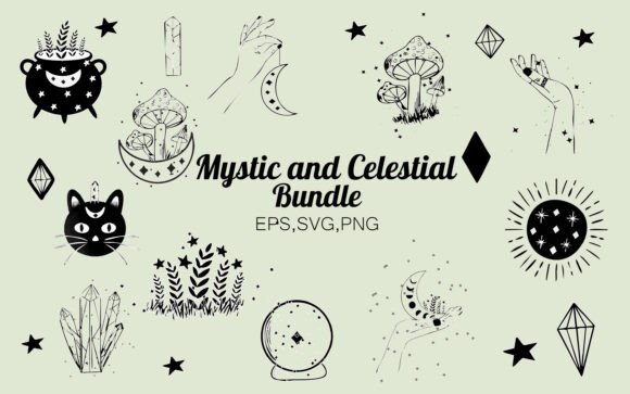 Mystic and Celestial SVG Bundle